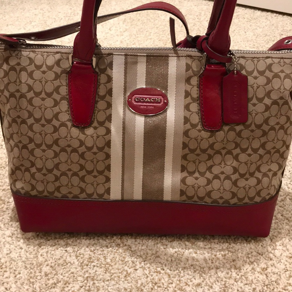 Two barely used coach bags